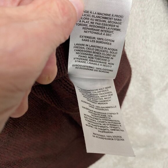 Columbia Men's Sweater XXL Brown 1/4 Zip Knit Pullover 100% Cotton - Picture 8 of 12